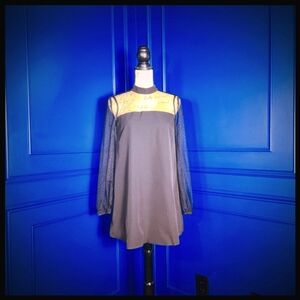 Jack by BB Dakota XS Black Mock Neck Mini Dress